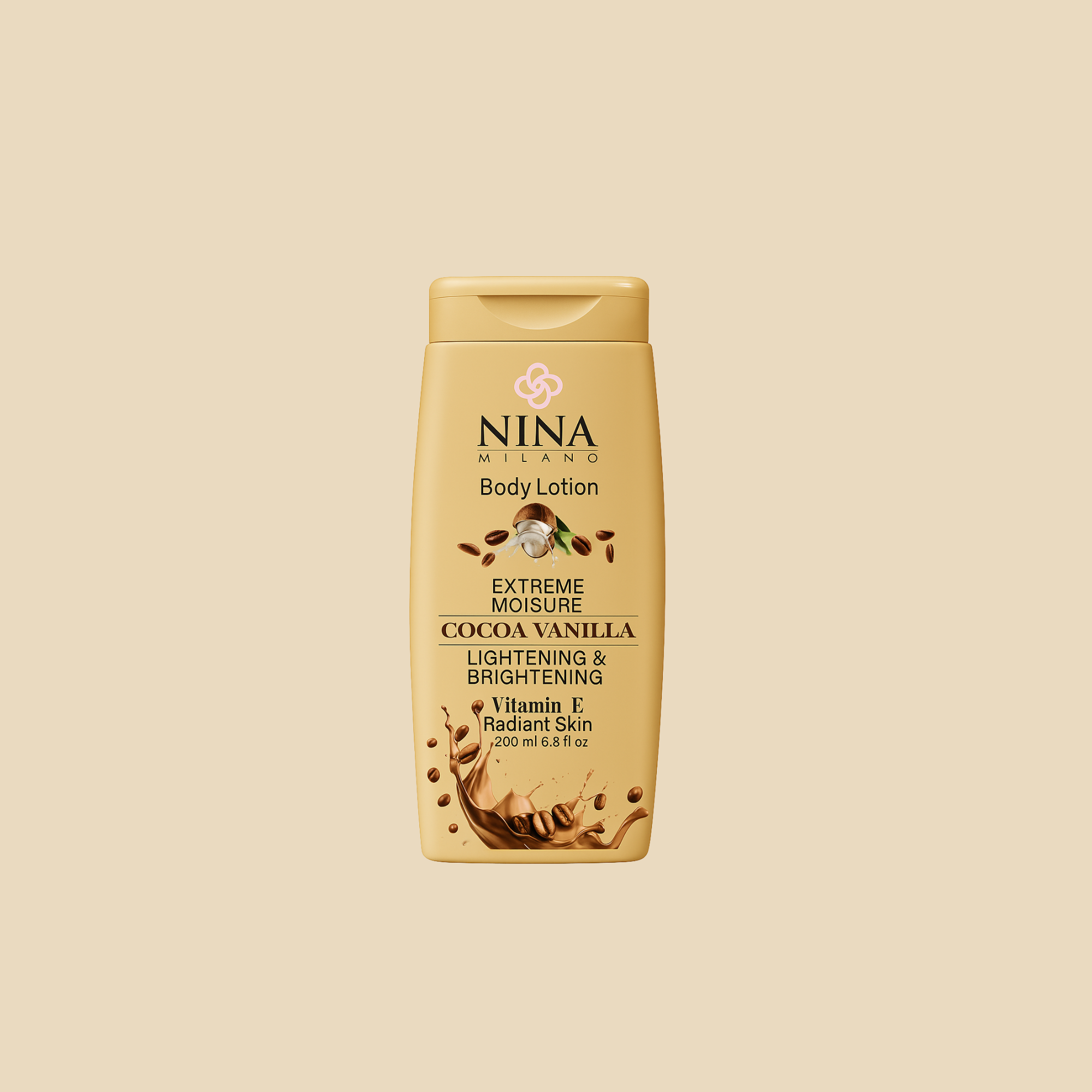 NINA MILANO® cocoa Vanilla  Lotion – Intensely Nourishing