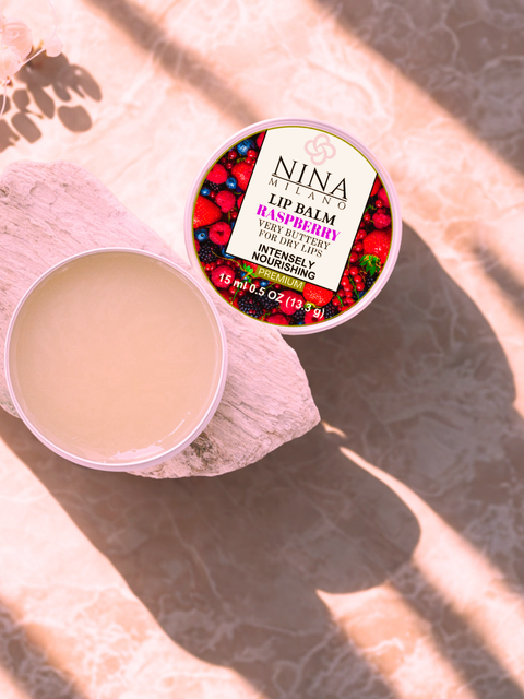 NINA MILANO® Intense Nourishing Raspberry Lip Balm| 15 ml