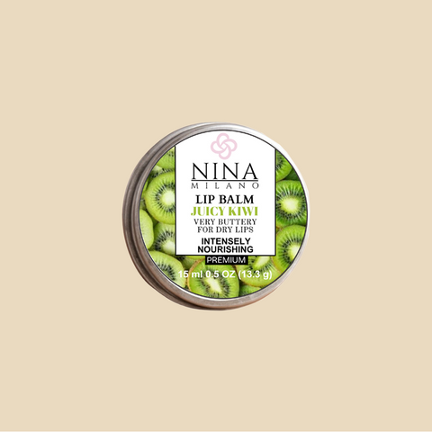 NINA MILANO® Juicy Kiwi Lip Balm – Intensely Nourishing- 15 ml
