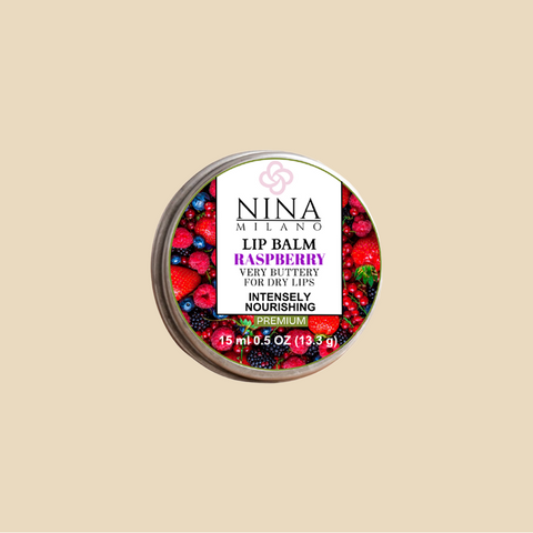 NINA MILANO® Intense Nourishing Raspberry Lip Balm| 15 ml