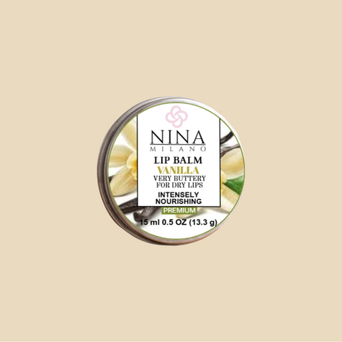 NINA MILANO® Intense Nourishing Vanilla Lip Balm – Premium | 15 ml