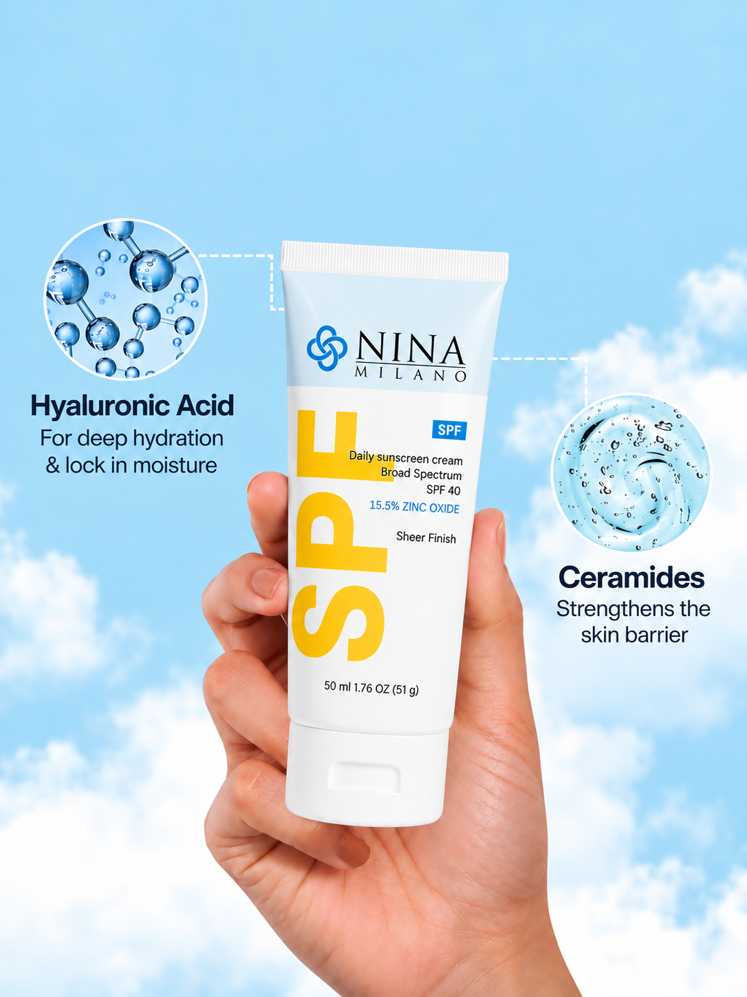 Nina Milano SPF 40 Sunscreen